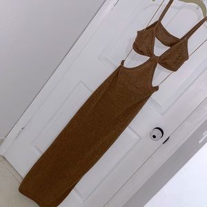 Miss Lola knitted maxi dress